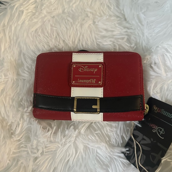 🌲Loungefly Disney Mickey Mouse Christmas Santa Wallet 🌲 - Picture 2 of 4